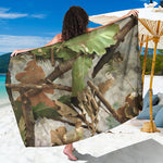 Hunting Camouflage Pattern Print Beach Sarong Wrap