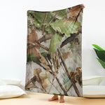 Hunting Camouflage Pattern Print Blanket