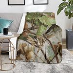 Hunting Camouflage Pattern Print Blanket