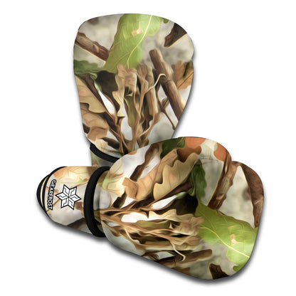 Hunting Camouflage Pattern Print Boxing Gloves