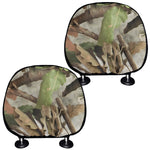 Hunting Camouflage Pattern Print Car Headrest Covers