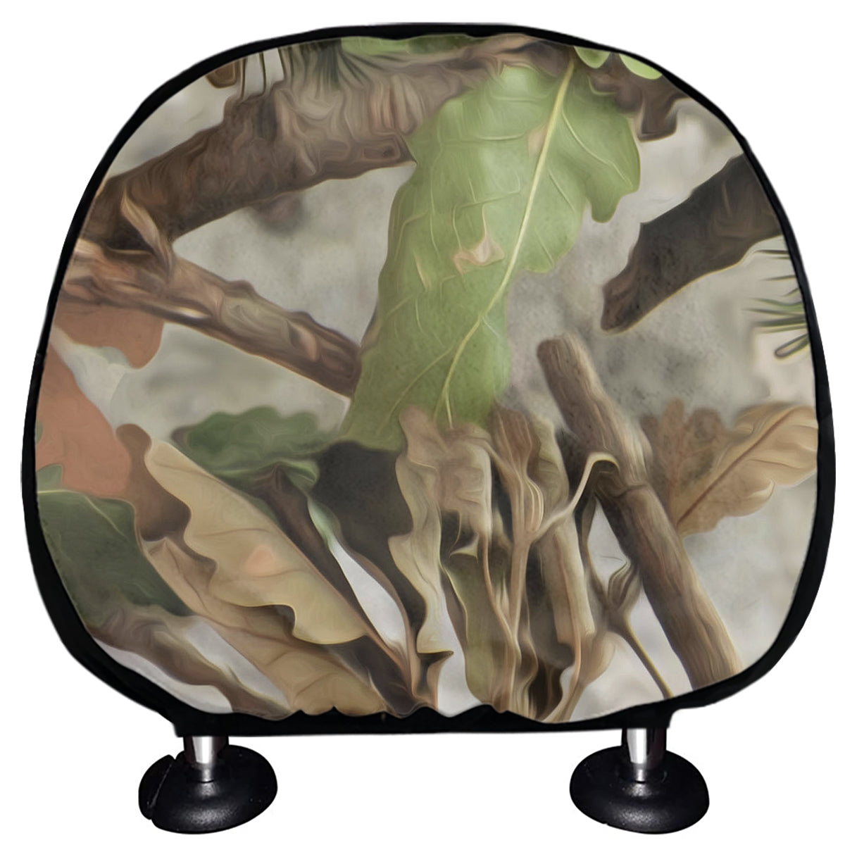 Hunting Camouflage Pattern Print Car Headrest Covers