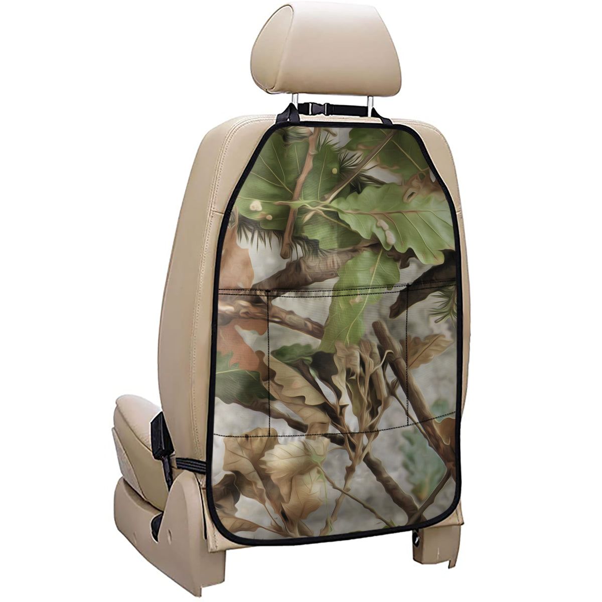 Hunting Camouflage Pattern Print Car Seat Organizers
