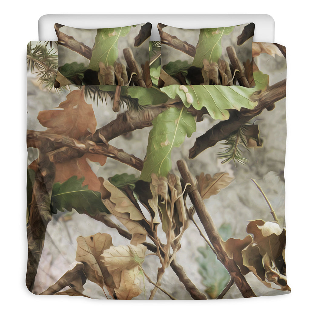 Hunting Camouflage Pattern Print Duvet Cover Bedding Set