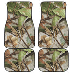 Hunting Camouflage Pattern Print Front and Back Car Floor Mats