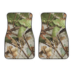Hunting Camouflage Pattern Print Front Car Floor Mats