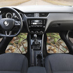 Hunting Camouflage Pattern Print Front Car Floor Mats