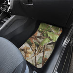 Hunting Camouflage Pattern Print Front Car Floor Mats