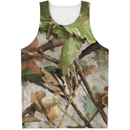 Hunting Camouflage Pattern Print Men's Tank Top