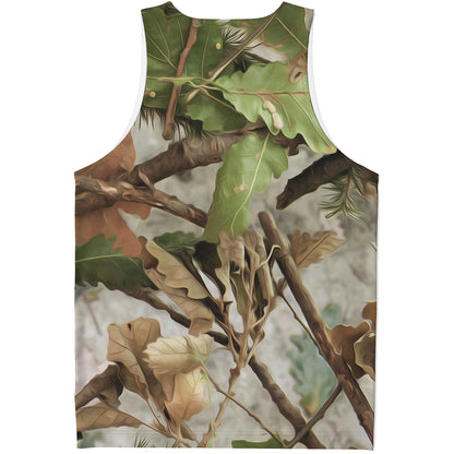 Hunting Camouflage Pattern Print Men's Tank Top