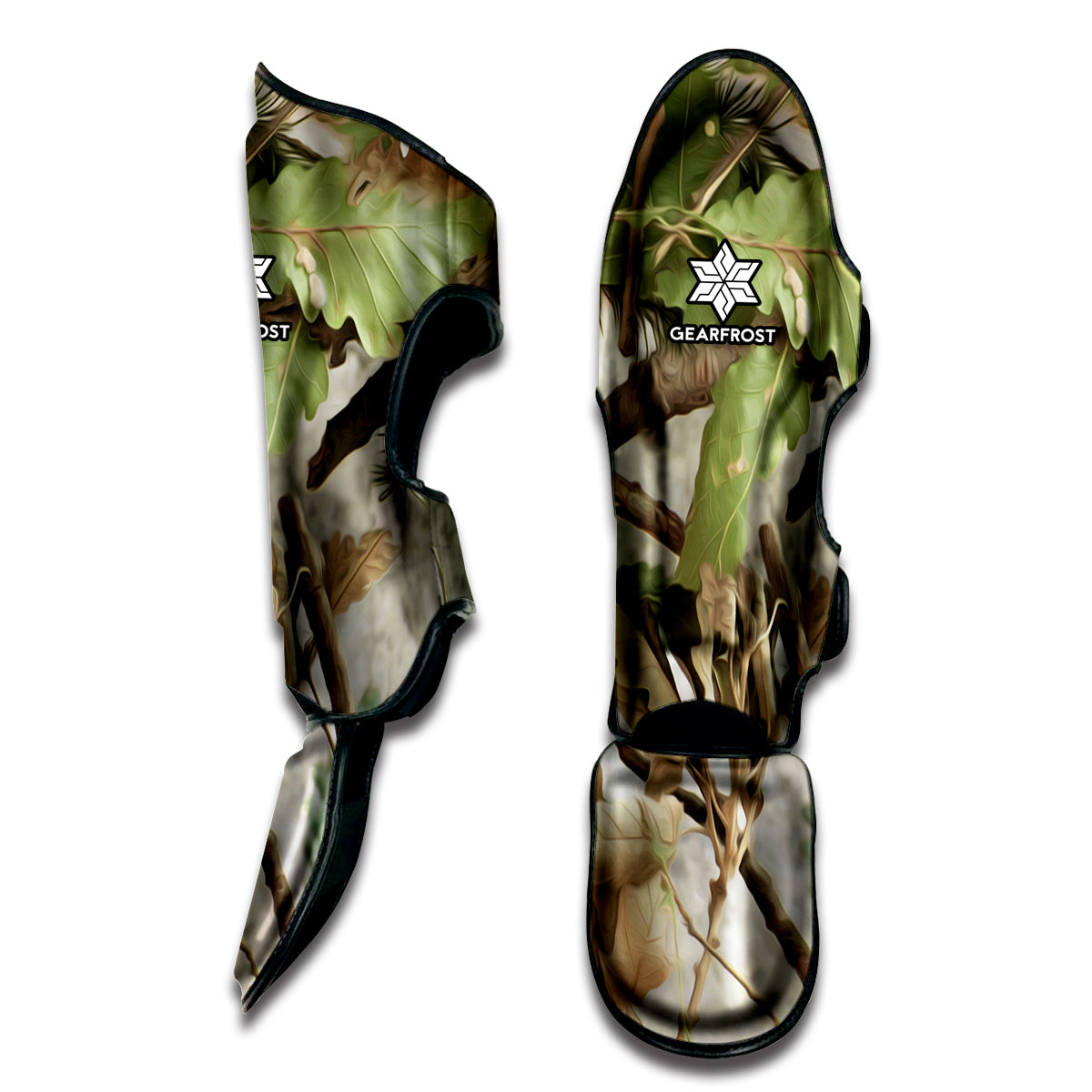 Hunting Camouflage Pattern Print Muay Thai Shin Guard
