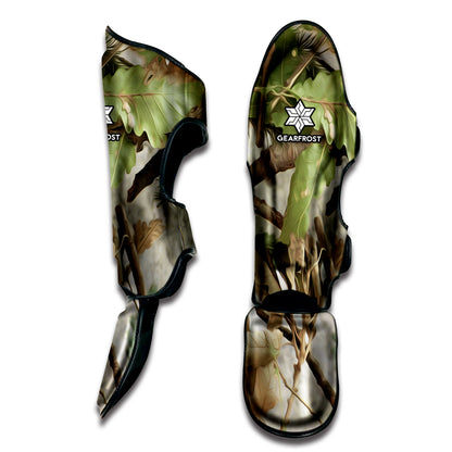 Hunting Camouflage Pattern Print Muay Thai Shin Guard