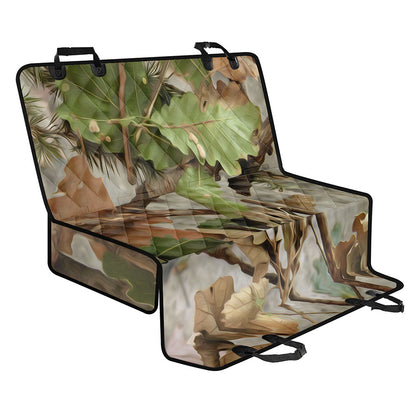Hunting Camouflage Pattern Print Pet Car Back Seat Cover