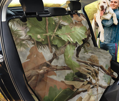 Hunting Camouflage Pattern Print Pet Car Back Seat Cover
