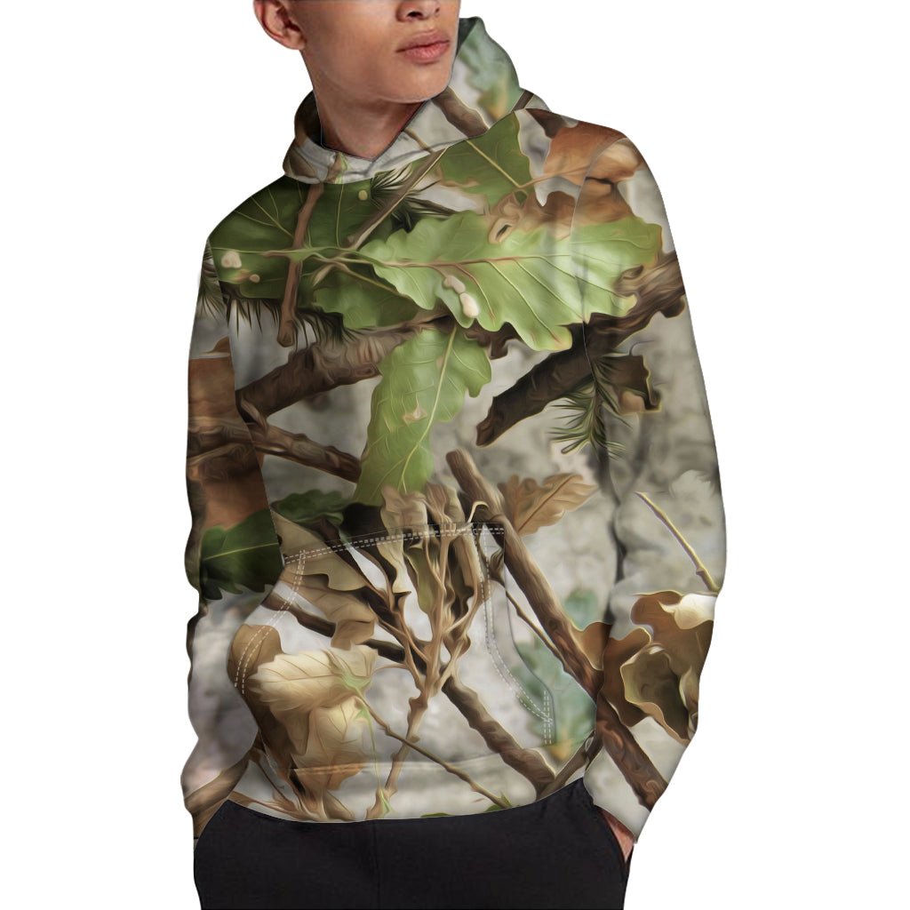 Hunting Camouflage Pattern Print Pullover Hoodie