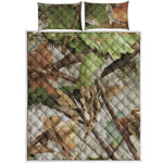 Hunting Camouflage Pattern Print Quilt Bed Set