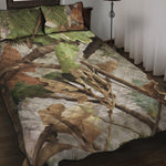 Hunting Camouflage Pattern Print Quilt Bed Set