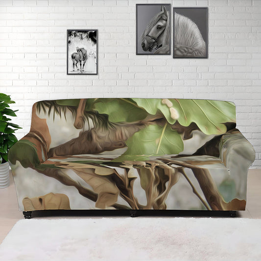 Hunting Camouflage Pattern Print Sofa Cover