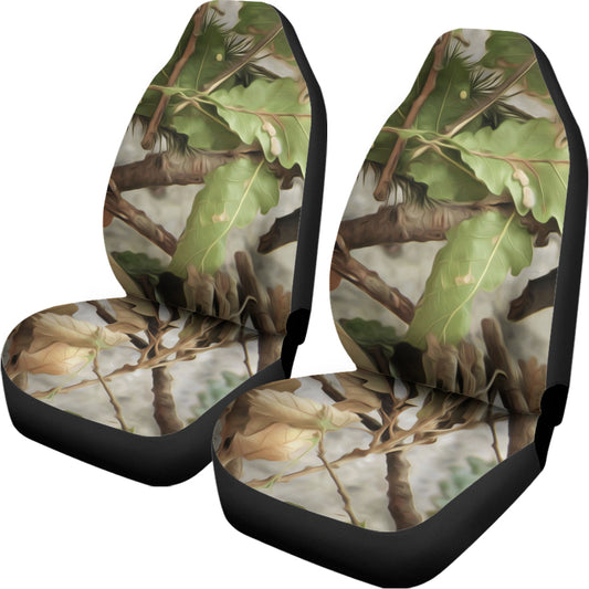 Hunting Camouflage Pattern Print Universal Fit Car Seat Covers