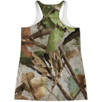 Hunting Camouflage Pattern Print Women's Racerback Tank Top