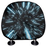 Hyperspace Lightspeed Print Car Headrest Covers