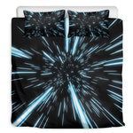 Hyperspace Lightspeed Print Duvet Cover Bedding Set