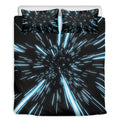Hyperspace Lightspeed Print Duvet Cover Bedding Set