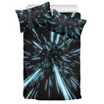 Hyperspace Lightspeed Print Duvet Cover Bedding Set