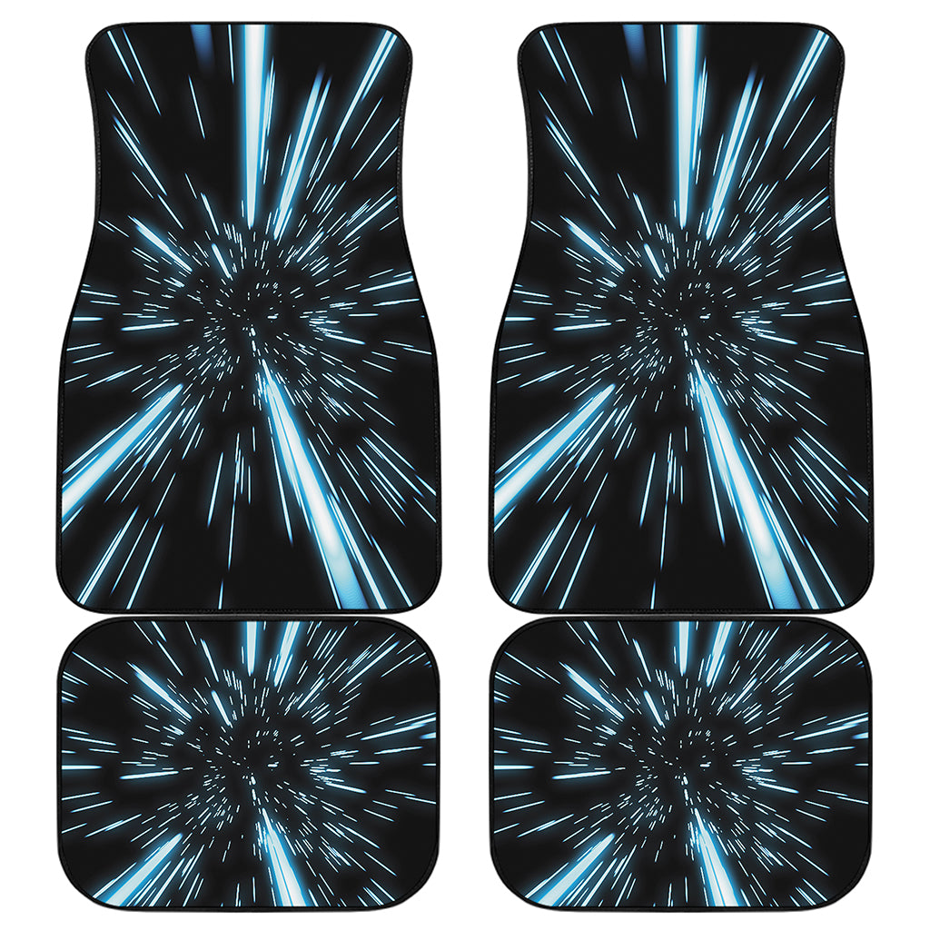 Hyperspace Lightspeed Print Front and Back Car Floor Mats