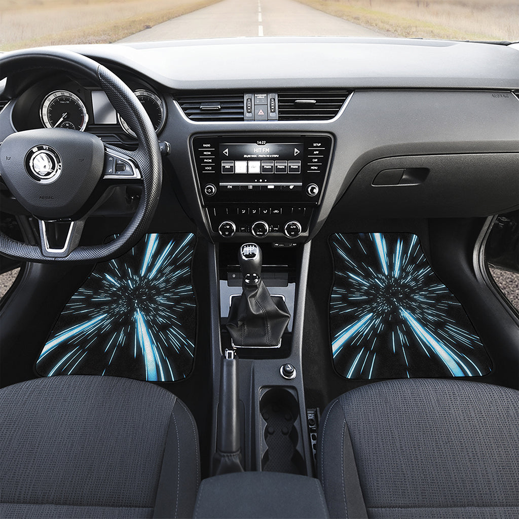 Hyperspace Lightspeed Print Front and Back Car Floor Mats