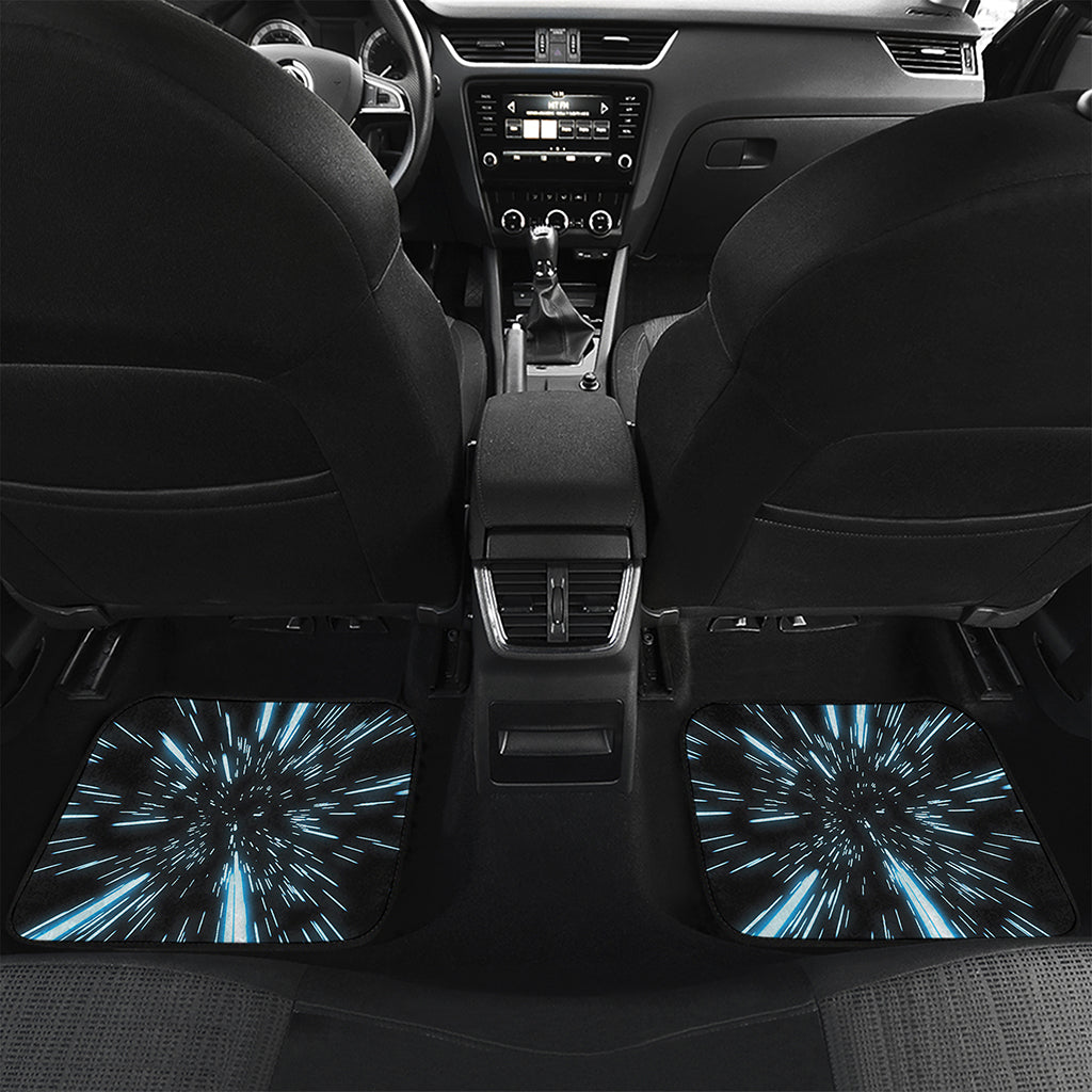 Hyperspace Lightspeed Print Front and Back Car Floor Mats