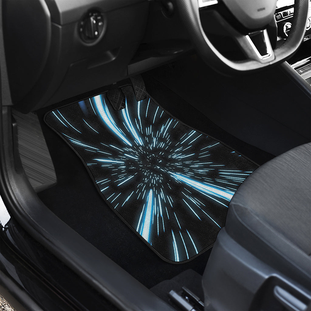 Hyperspace Lightspeed Print Front and Back Car Floor Mats