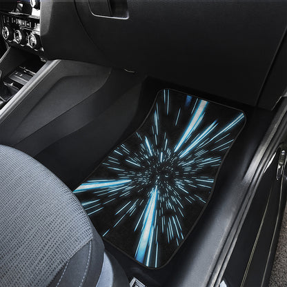 Hyperspace Lightspeed Print Front and Back Car Floor Mats