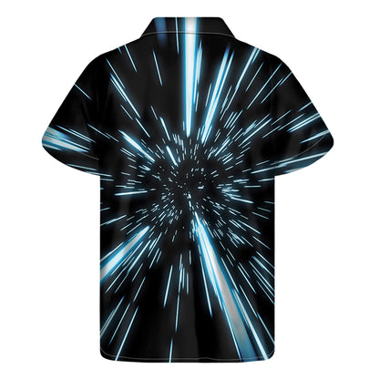 Hyperspace Lightspeed Print Men's Short Sleeve Shirt