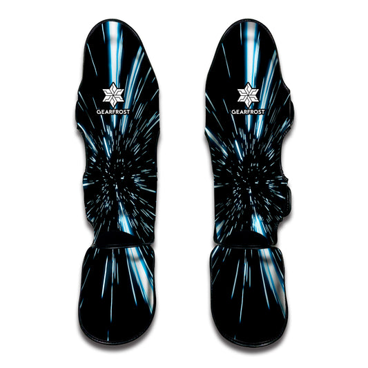 Hyperspace Lightspeed Print Muay Thai Shin Guard