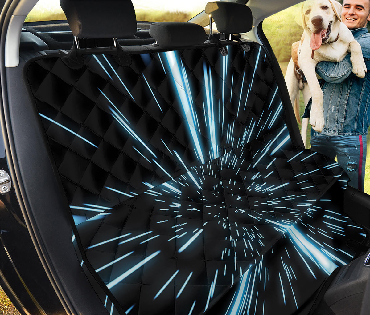 Hyperspace Lightspeed Print Pet Car Back Seat Cover