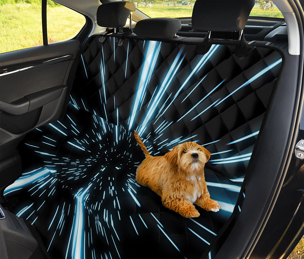Hyperspace Lightspeed Print Pet Car Back Seat Cover