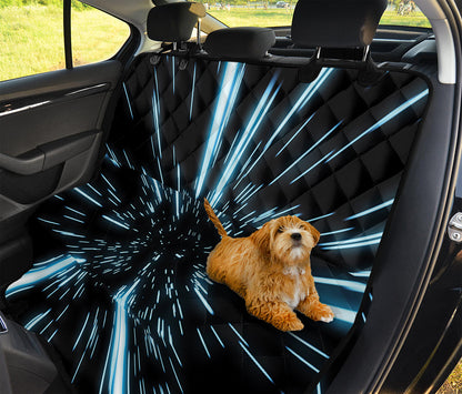 Hyperspace Lightspeed Print Pet Car Back Seat Cover