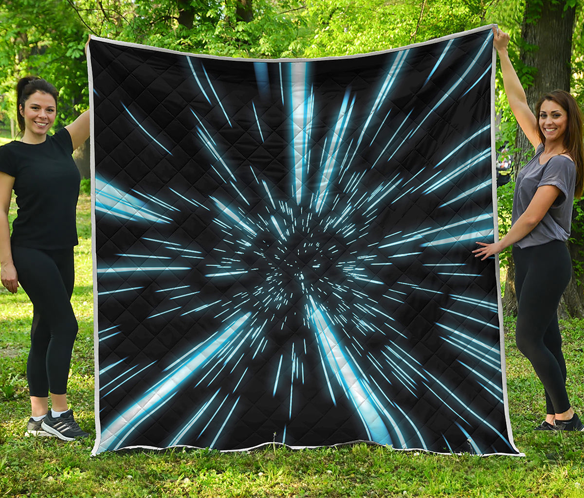 Hyperspace Lightspeed Print Quilt