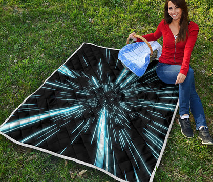 Hyperspace Lightspeed Print Quilt
