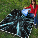 Hyperspace Lightspeed Print Quilt