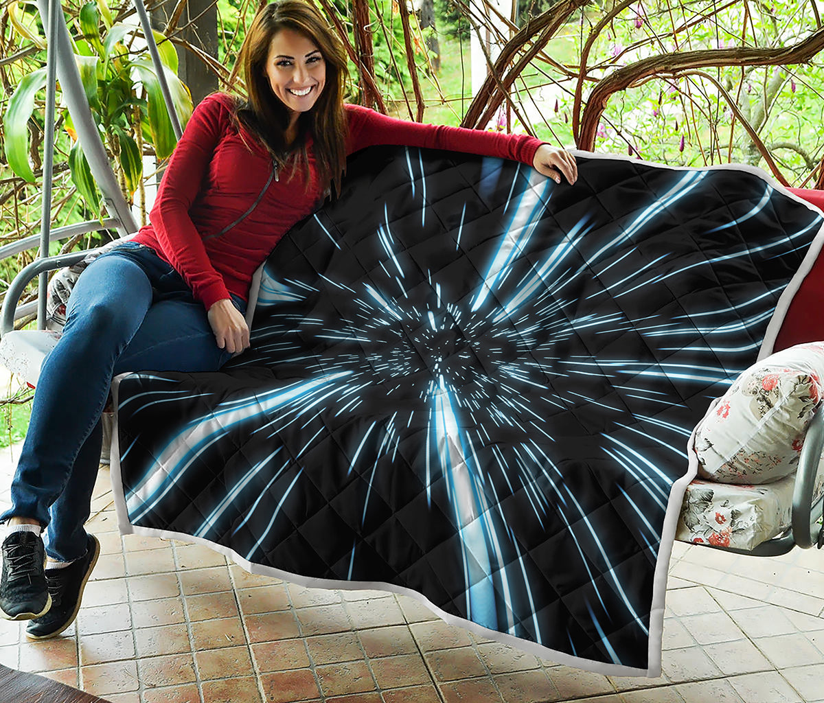 Hyperspace Lightspeed Print Quilt