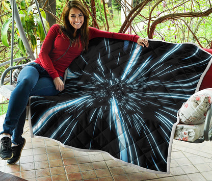 Hyperspace Lightspeed Print Quilt