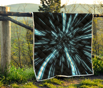 Hyperspace Lightspeed Print Quilt