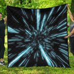 Hyperspace Lightspeed Print Quilt