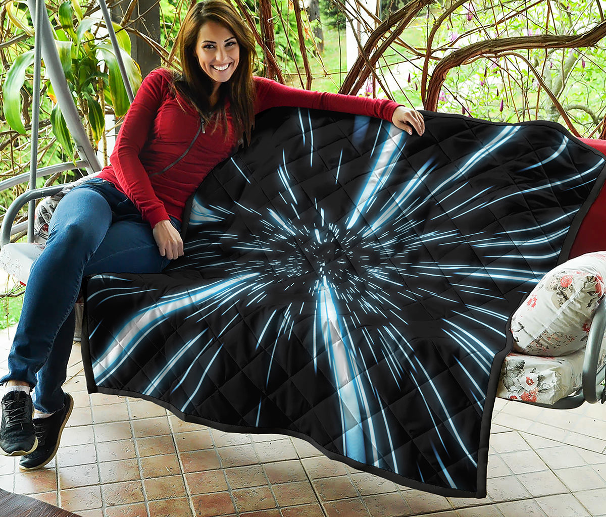 Hyperspace Lightspeed Print Quilt