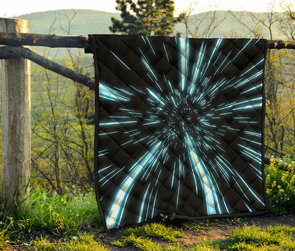 Hyperspace Lightspeed Print Quilt
