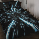 Hyperspace Lightspeed Print Quilt Bed Set