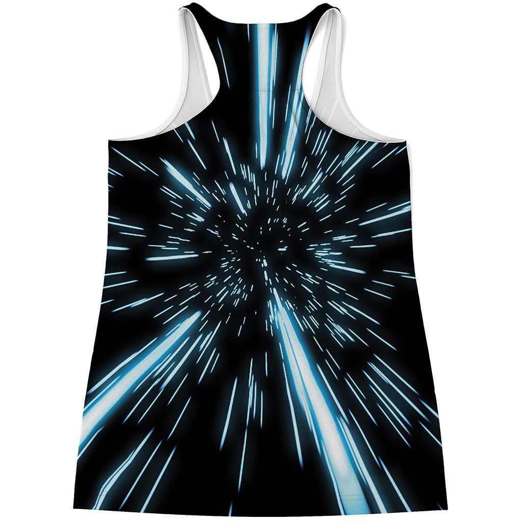 Hyperspace Lightspeed Print Women's Racerback Tank Top