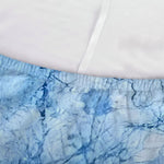 Ice Blue Marble Print Sofa Cover
